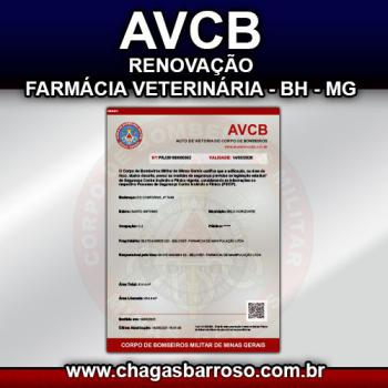 AVCB RENOVAÇÃO FARMÁCIA VETERINÁRIA - BH - MG